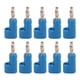 thumbnail image 5 of Banana Plugs Stackable Solderless Banana Plugs 10pcs 4mm Stackable Banana Plug Connectors Solderless Banana Plugs For Security AccessoriesBlue, 5 of 8