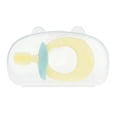 thumbnail image 1 of Cepillo de dientes para niños pequeños, cepillo de dientes de entrenamiento para bebés, mordedor para bebés, cepillo de dientes de silicona, máxima confiabilidad, 1 of 5