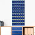 thumbnail image 6 of Classroom Pocket Chart Hanging Organizer for Cellphones Storage Bag Pocket Organizer for Closet Dormitory Children's Literacy Blue 48 Pockets, 6 of 8