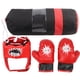 thumbnail image 2 of Bolsa de arena de boxeo colgante Bling Bling para niños entrenamiento de lucha con guantes y casco, 2 of 14