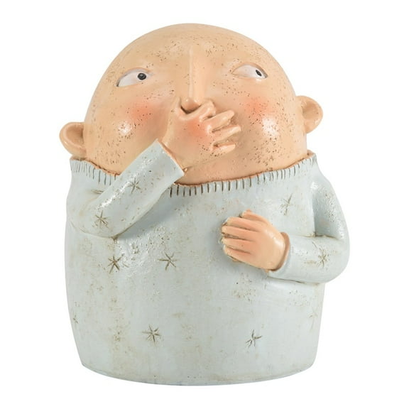 Boy Holding Nose Bathroom Statue, Funny Boys Bathroom Decor Bathroom Shelf Sitters