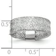 thumbnail image 5 of 14K White Gold Jbsp's Stretch Ring Made In Italy lr106, 5 of 5