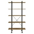 thumbnail image 2 of Nefo Bookcase in Rustic Oak & Black Finish, 2 of 5
