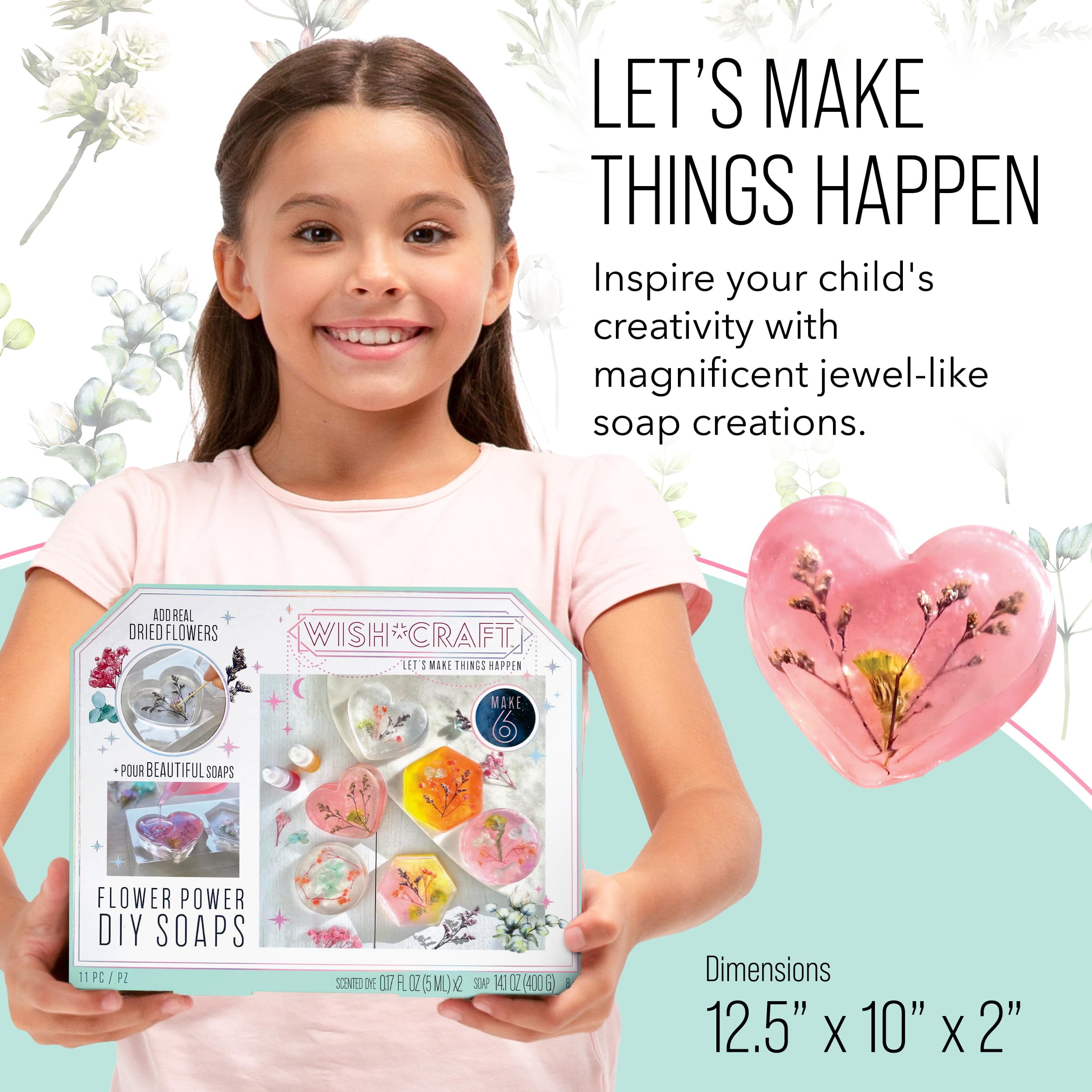 WishCraft Flower Power DIY Soaps Kit