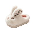 thumbnail image 2 of Jamicy Kids Toddler Slippers for Boys Girls Cute Bunny House Shoes Non Slip Warm Soft Winter Fuzzy Indoor Bedroom Slipper, 2 of 7