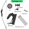 thumbnail image 4 of Runzkzy Straight Draw Bow Set 40 Pounds with Red Dot Aiming Professional Hunting Bow and Arrow Shooting Practice Arrow Accessories, 4 of 15