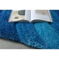 thumbnail image 4 of 24"x36" Soft Pile Hand Tufted Shag Area Rug, "3D Shaggy" Living Room Carpet, Persian Area Rugs for Modern Home Décor, Soft Luxury Rug, Blue, 4 of 6