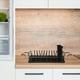 thumbnail image 4 of Escurreplatos con escurridor, extensible, soporte para utensilios, portavasos, escurridor de platos para encimera de cocina, 4 of 7