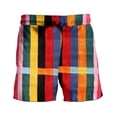 thumbnail image 4 of Puntoco Pantalones Cortos Con Estampado Hawaiano Para Hombre, Pantalones Cortos Con Bolsillo Y Cordón, Color M, Pantalones Cortos Hombre, 4 of 6