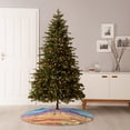 thumbnail image 6 of Lukts Pixel Desert Landscape Print Color Life Christmas Tree Skirt, Winter Holiday Tree Mat Decoration ,Can be Used as A Shawl-36", 6 of 6