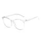 thumbnail image 2 of Qarigey Gafas de ordenador con luz azul a la moda, gafas de juego regulares transparentes, gafas para mujer, gafas para mejorar la comodidad, gafas Lentes blanco transparente Qarigey AP000098-07, 2 of 6