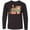 AB-Black, variant on Inktastic Christmas Train Long Sleeve Youth T-Shirt