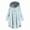 Sky Blue, variant on Sweaters for Women Hemlock Plus Size Button Plush Tops Hooded Loose Cardigan Cotton Coat Winter Jacket Sweater