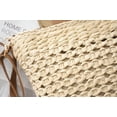 thumbnail image 5 of CoCopeaunts Straw Crossbody Bags for Women Small Handwoven Tote Bag Summer Beach Bag for Travel Vacation, 5 of 7