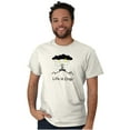 thumbnail image 5 of Yoga Storm Mountain Meditation Men's Graphic T Shirt Tees Brisco Brands L, 5 of 6