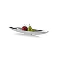 thumbnail image 3 of Modern Day Accents Barco Long Boat Tray, Silver (8453), 3 of 4