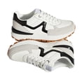 thumbnail image 4 of LUCKY STEP Womens Retro Chunky Sneakers Fashion Color Blocked Casual Shoes,Beige&Grey&Black, 4 of 6