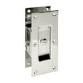 thumbnail image 1 of Deltana SDL60U14 6 in. Privacy Decorative Pocket Lock- Bright Nickel - Solid, 1 of 1