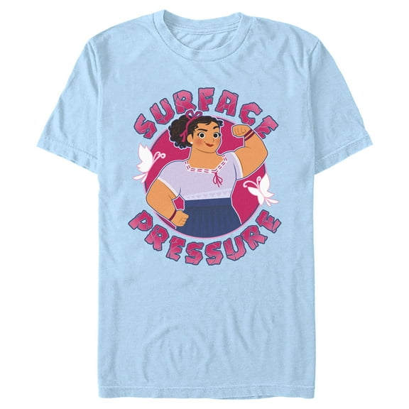 Men's Encanto Luisa Surface Pressure Strong  Graphic Tee Light Blue 3X Large