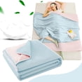 thumbnail image 1 of Soft Blanket,For Summer Soft Herringbone Weave Woven Blanket For Spring 78x59 Inches Sherpa Blanket, 1 of 8