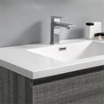 thumbnail image 5 of Fresca Lazzaro 60" Glossy Ash Gray Free Standing Double Sink Modern Bathroom Vanity with Medicine Cabinet, 5 of 10