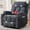 Dark Gray, variant on ZOY HOME Manual Recliner, Soft Fabric Overstuffed Recliner Chair with Heat & Massage, Cup Holders, Side Pocket for Living Room, Dark Gray