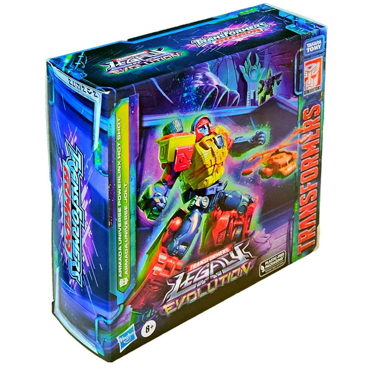 Transformers Legacy Evolution Armada Universe Powerlinx Hot Shot & Minicon Jolt - Deluxe Transformers Legacy Evolution Armada Universe Powerlinx Hot Shot & Minicon Jolt - Deluxe