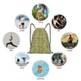 thumbnail image 6 of Balery Taco Pattern Drawstring Backpack Bag Sport Gym Sackpack Cinch Bags Pattern Drawstring Backpack Bag Sport Gym Sackpack Cinch Bags -Small, 6 of 6