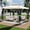 Beige, variant on IULULU 10’ x 13’ Outdoor Pavilion Gazebo, Mosquito Netting and Zippered Curtains
