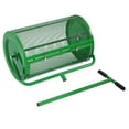 Kojem 24 Inch Peat Moss Compost Roller Spreader with T Handle for Lawn