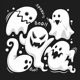 thumbnail image 5 of Otoño Halloween Calabaza Fantasma Jardín Patio Banner Banner Casa Decoración para el hogar 12 x 18 pulgadas MFZFUKR CPB-US-DYP57-6, 5 of 5