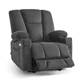 thumbnail image 6 of MCombo Zero Gravity Power Recliner Chair with Heating and Vibration Massage for Big and Tall, Grey, 6 of 9