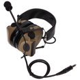 thumbnail image 3 of Casque Militaire Oreillette Militaire Protection d'Oreille Casque 2 Voies Casque Militaire Standard Prise 7,1 mm Protection d'Oreille avec U94 PTT pour GP338, 3 of 7