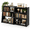 Black-4-tier(Expandable), variant on Expandable Bookshsmall Short Corner Bookcase For Spaces