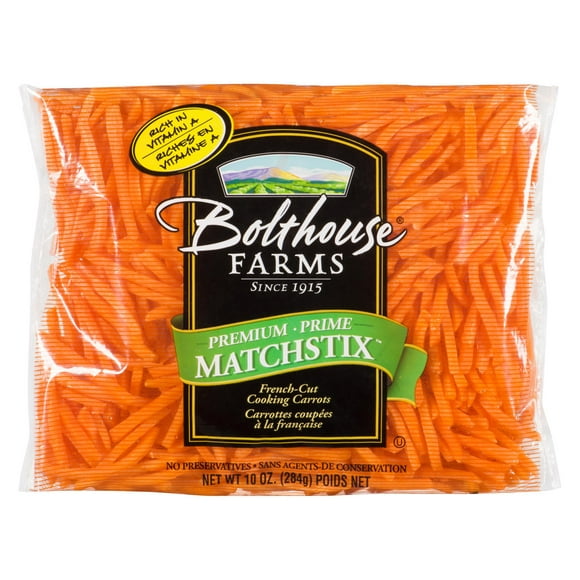 Carrottes coupées à la française Prime Matchstix de Bolthouse FarmsMD 10 oz
