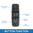 thumbnail image 3 of Interruptor de ventana eléctrica delantero Unique Bargains para Chrysler Town & Country 2010 2011 No.4602535AH, 3 of 7
