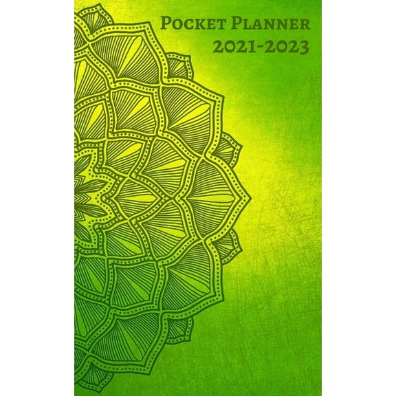 Pocket Planner 2021-2023: Three Year Monthly Calendar Planner January 2021 Up to December 2023 for Purse - Small Agenda Schedule Mandala Design - Organizer Notebook (Paperback)