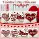 thumbnail image 1 of Teissuly Valentine's Day Red Plaid Heart Pattern Pillowcase Cushion Four-piece Set Teissuly WER202312025387, 1 of 9