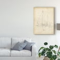 thumbnail image 3 of Trademark Fine Art 'Sailboat Blueprint IV' Canvas Art by Ethan Harper, 3 of 4