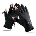 thumbnail image 6 of Opened-Finger Gloves Touchscreen Unisex Waterproof Windproof Warm Winter Gloves For Cycling Fishing Skiing, 6 of 7