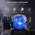 thumbnail image 4 of Car Freezer,App Ideal Picnic Cooler 15l Car Icebox Cooler Adjustable Led Cooler Auto Compressor 12/24v Compressor Bt App 3 Adjustable/ Picnic And 15l Car Display Picnic Display Picnic, 4 of 6