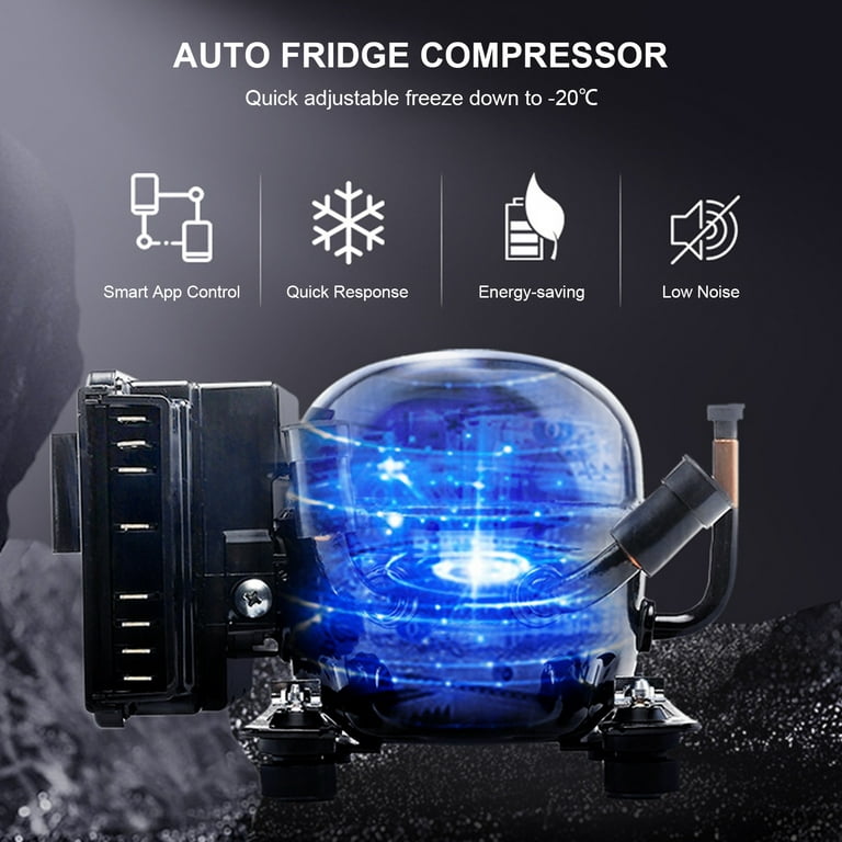 Irfora 12/24V 15L Car Refrigerator Freezer Icebox Cooler Auto Fridge  Compressor BT Connected App Control/ 3 Levels Voltag 