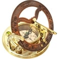 thumbnail image 4 of Antique Brass & Copper Sundial Compass, Sundial Clock, Sun dial in Box Gift Sun Clock Ship Replica Watch Sun Clock, 4 of 6
