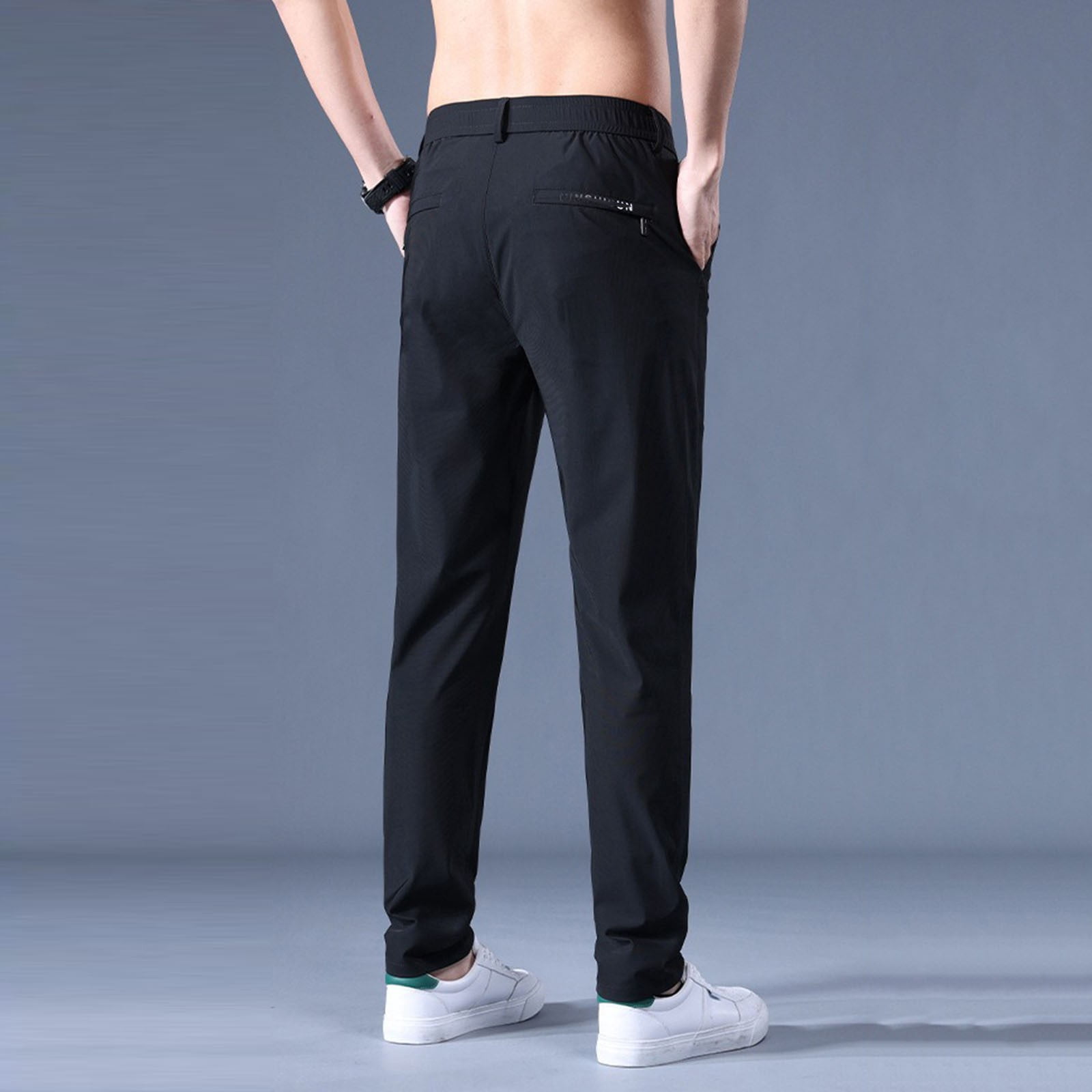Caracomfy Mens Pants, GlideActive - Men's Active Khaki Pants with Expandable Waistband, Stridecomfy Stretch Pant, Elitejoe Mens Pants,Size XXL