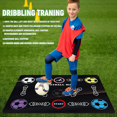 thumbnail image 2 of Non-Slip Soccer Training Mat, Football Footwork Agility Ladder Drills Mat with Video Tutorials, Portable Rubber Practice Mat for Indoor Outdoor Ball Control Skills Development, 2 of 5
