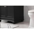 thumbnail image 5 of Elegant Decor Wesley 30" Solid Wood Steel Single Bathroom Vanity Set in Black, 5 of 8