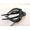 thumbnail image 5 of pinzas para el pelo con diamantes de imitación para mujeres y niñas, pinzas para el pelo con forma de pico de pato, pinzas para el pelo con forma de corazón, pinzas para el pelo para mujeres, pinzas para el pelo para cabello fino, pinzas decorativas para el pelo (flor de ciruela-B) MFZFUKR CDWJ390-1, 5 of 5