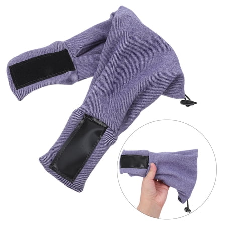 ELAYARD Violet Adjustable Dog Ear Protectors Noise Reduction Ear Wrap Soft Fabric for Travel