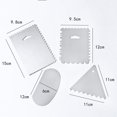 thumbnail image 2 of MasteelfCA 4pcs Convenient Cake Scraper Cake Making Scraper Baking Supplies Accessories Kitchen Gadget for Home Bakery, 2 of 8