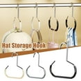 thumbnail image 6 of Baseball Hat Hook Hanger Storage Rack Handbag Scarf Tie Display Rack Home, 6 of 8